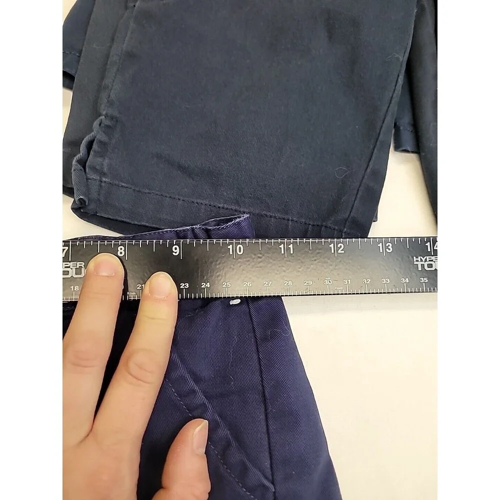 4 Pair Girl's Size 7 Navy Blue Uniform Shorts Cat Jack Arrow Gymboree Adjustable